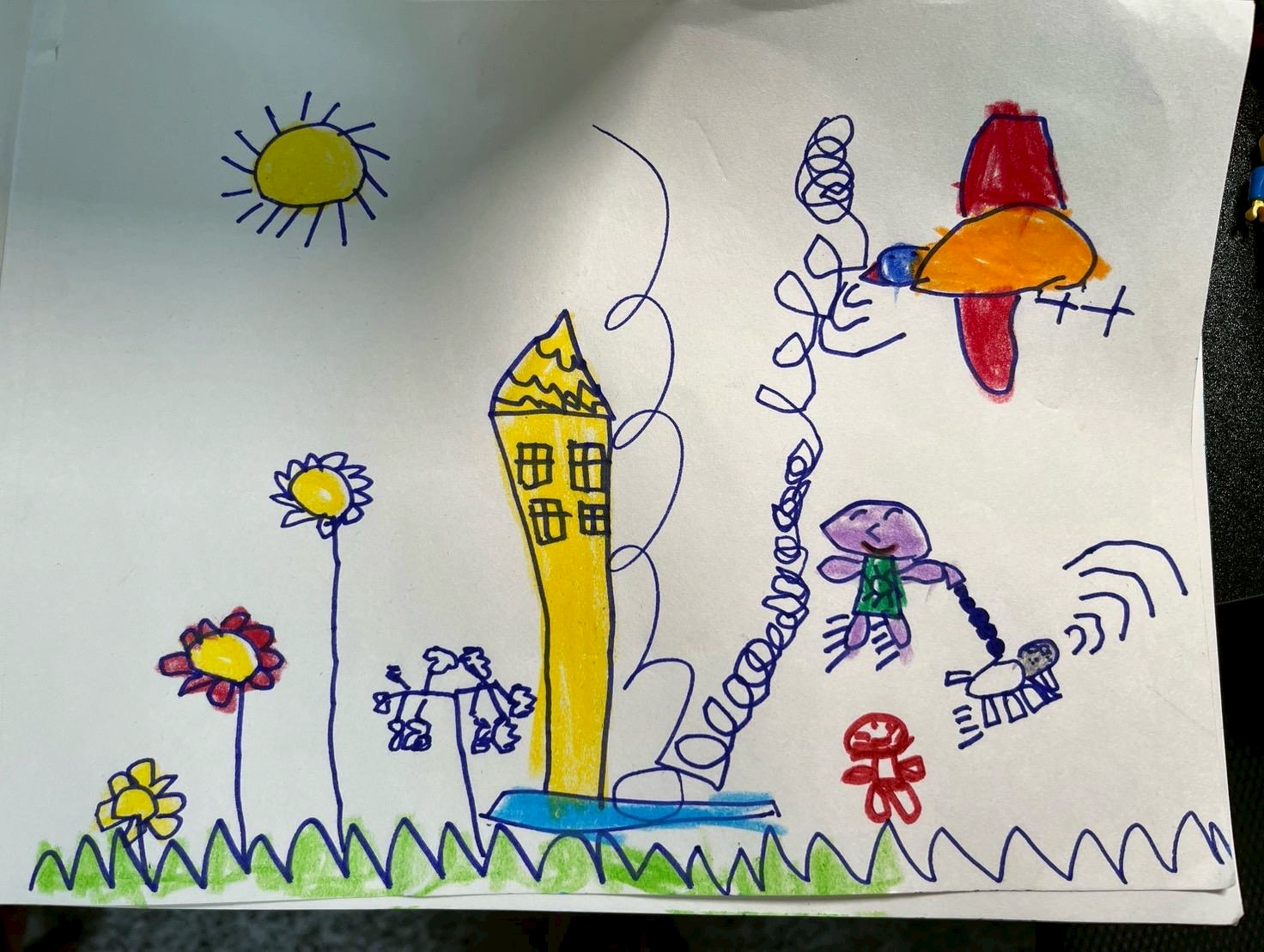 孩子的畫作:3 到 6 歲階段的創作