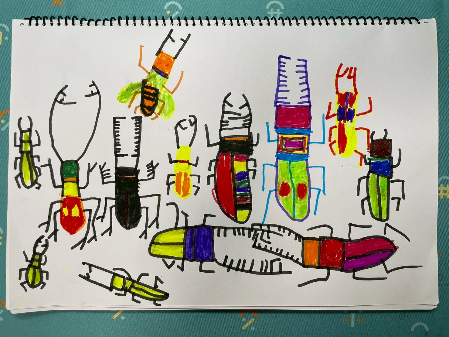 學生的繪本創意美術作品